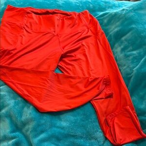Vibrant Red Leggings